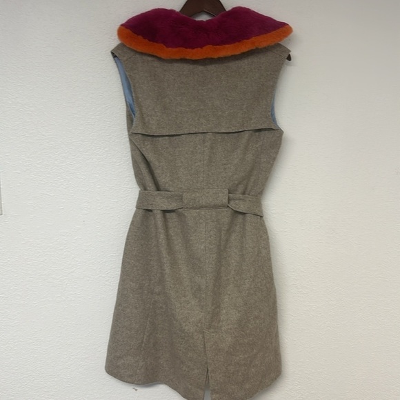 Vilagallo Anthropologie long warm vest with detailed back EU 38 U.S. medium - Picture 11 of 16